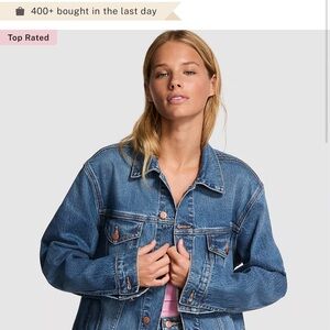 Victoria's Secret Blue Jean Jacket